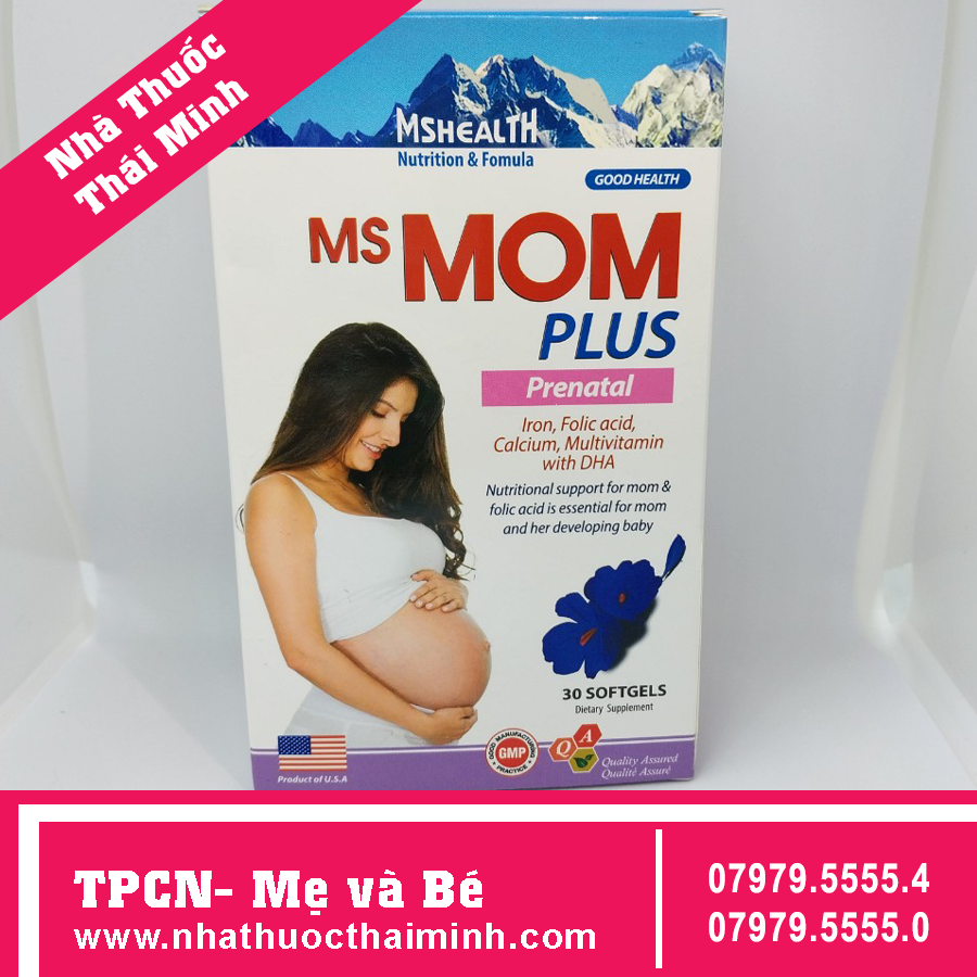 Ms MOM PLUS Prenatal 30 viên - Nhà thuốc Thái Minh