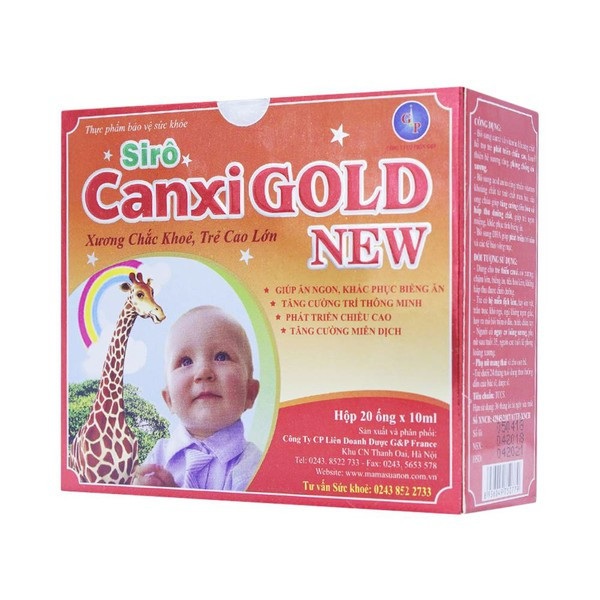 Siro Canxi Gold New