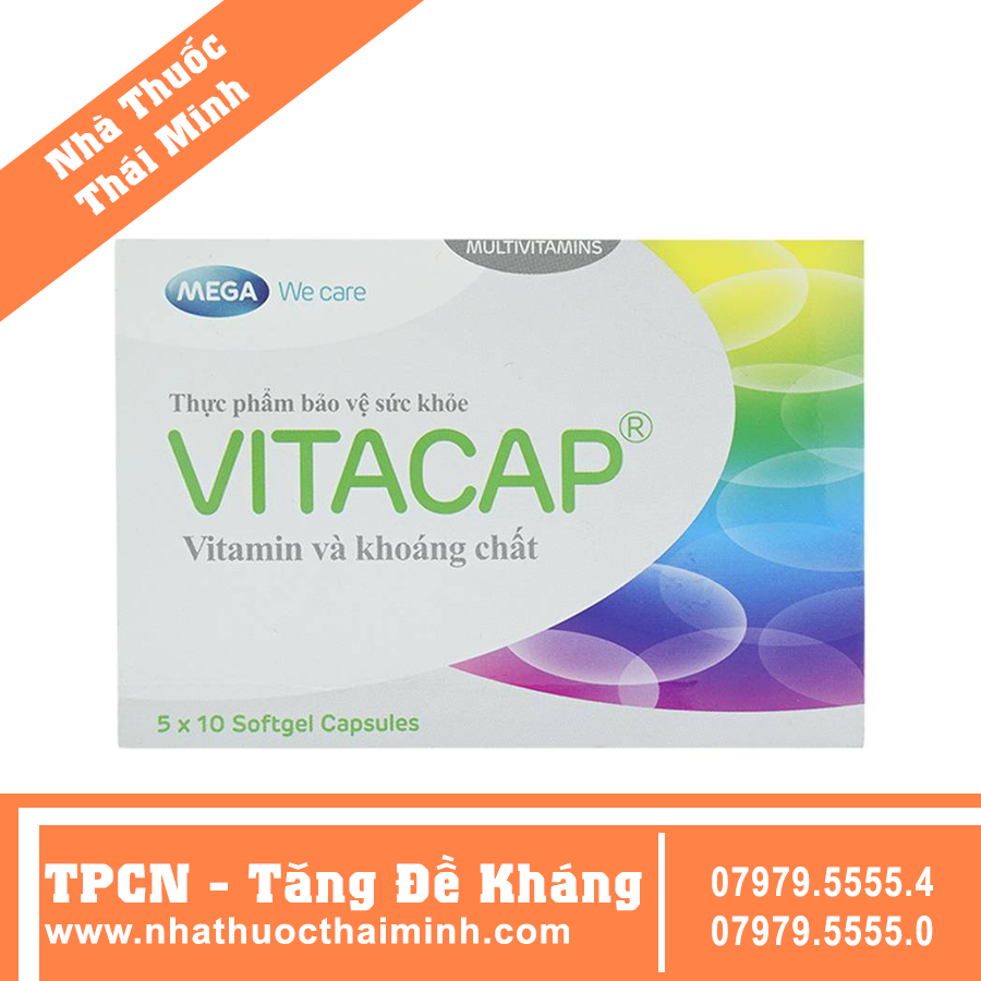 Vitacap - Bổ sung vitamin và khoáng chất (5 vỉ x 10 viên)