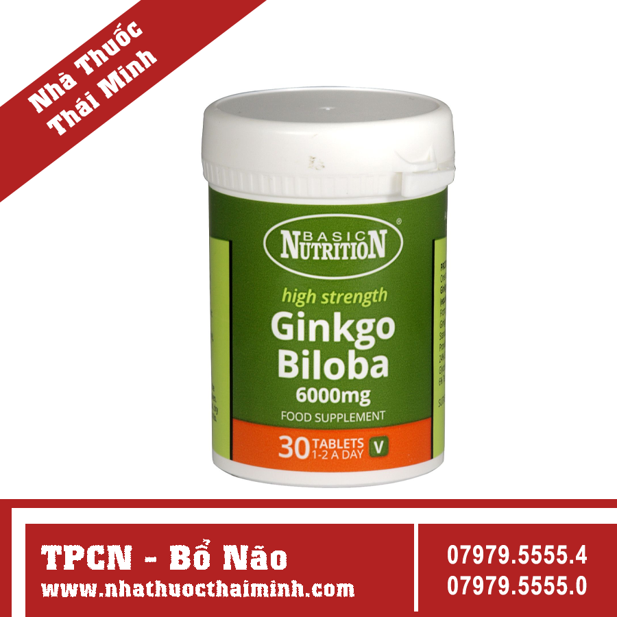 Basic Nutrition Ginkgo Biloba 6000mg