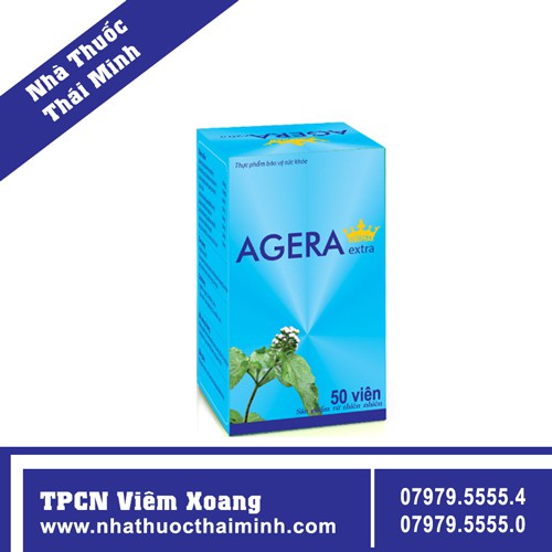 Viên uống Agera Extra Kingphar hỗ trợ giảm nghẹt mũi, viêm xoang