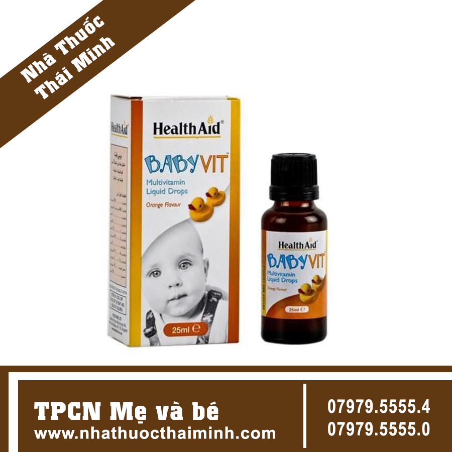 Babyvit liquid drops cung cấp vitamin, khoáng chất cần thiết cho bé