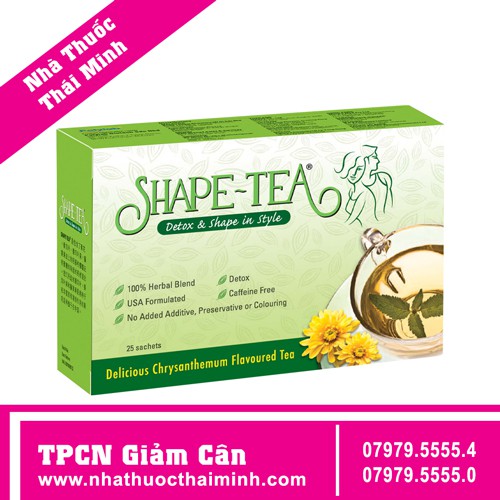 Trà giảm cân Shape Tea - hỗ trợ giảm cân, detox thanh lọc độc tố