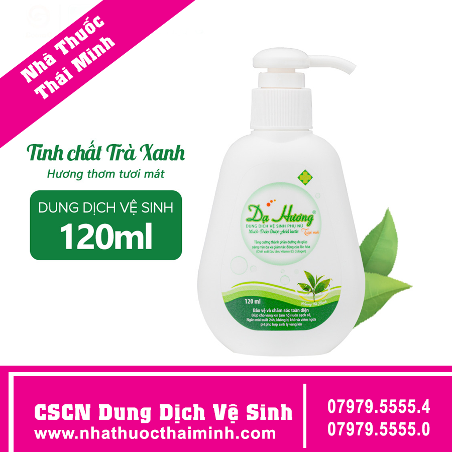 Dung dịch vệ sinh phụ nữ Dạ Hương Hoa Linh giúp làm sạch, khử mùi vùng kín (120ml)