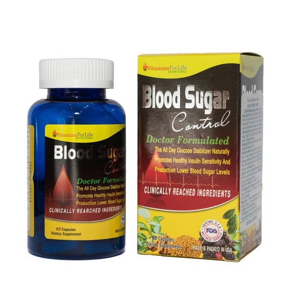 Blood Sugar Control Vitamins For Life 60 Viên
